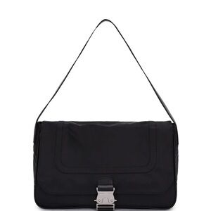Sleek Black Designer Shoulder Bag
